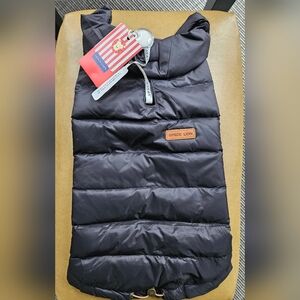 Space Lion Dog Down Winter Coat